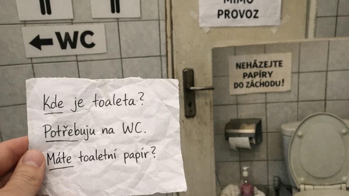 Czech Language Guide: Bathroom Terminology, Signs, and Phrases for Travelers