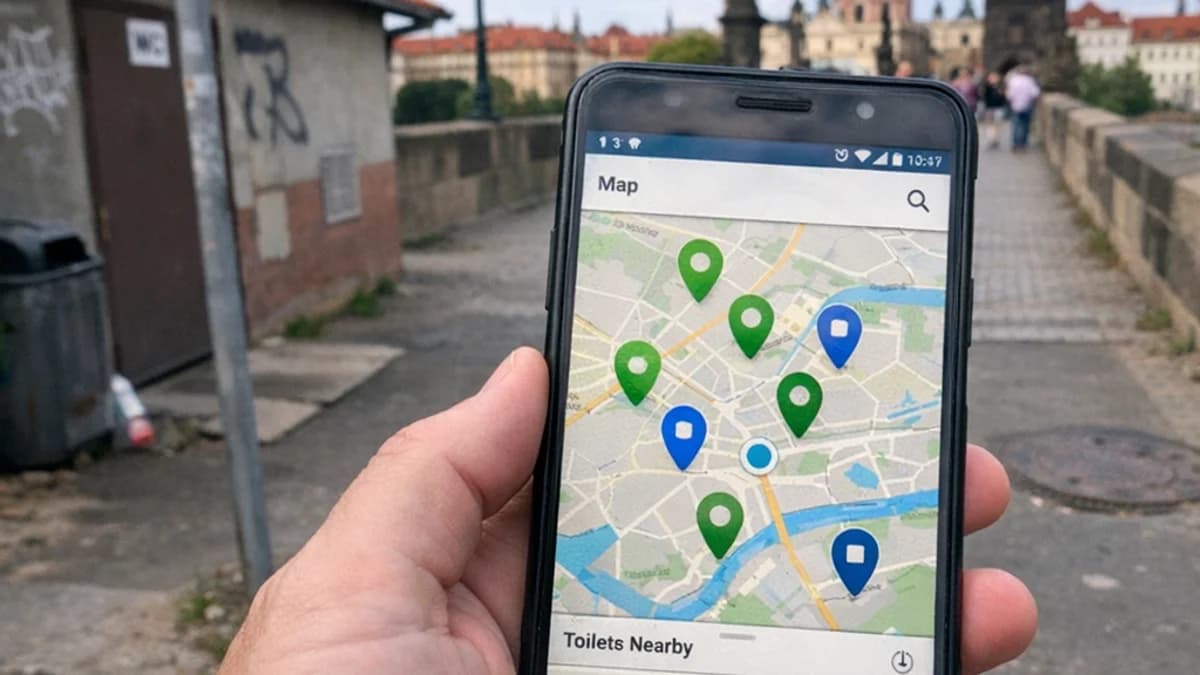 Mobilní aplikace pro vyhledávání veřejných toalet v České republice