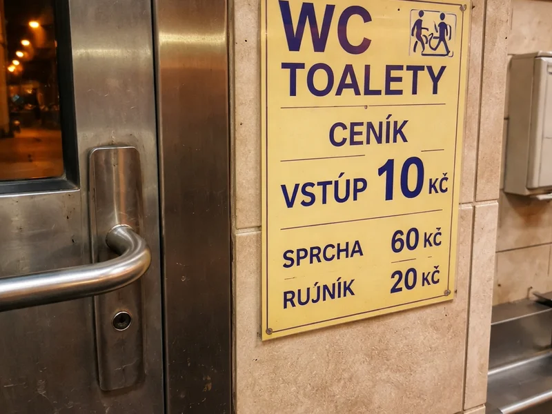 Veřejné WC – Malé nádvoří, Staré Brno (u místa Hrad Špilberk)