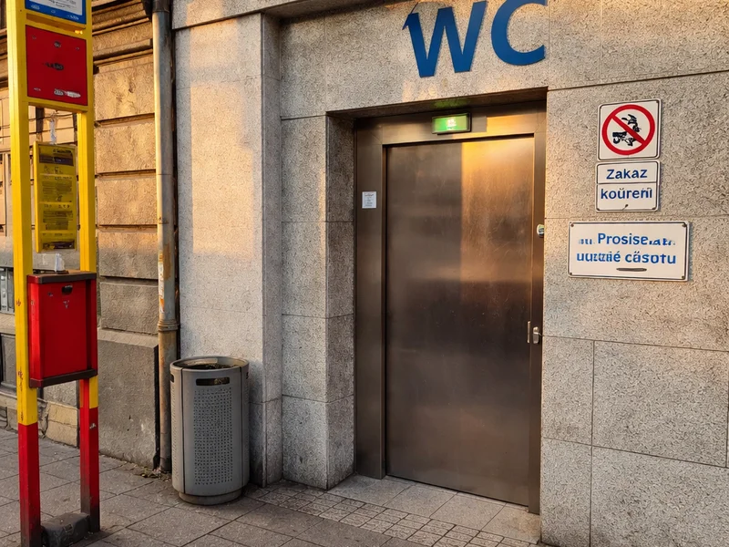 Veřejné WC – Velké nádvoří, Staré Brno