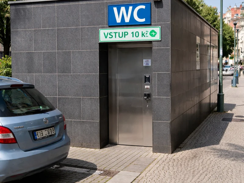 Veřejné WC – Rakovecká, Brno-Bystrc (u místa Rakovec)