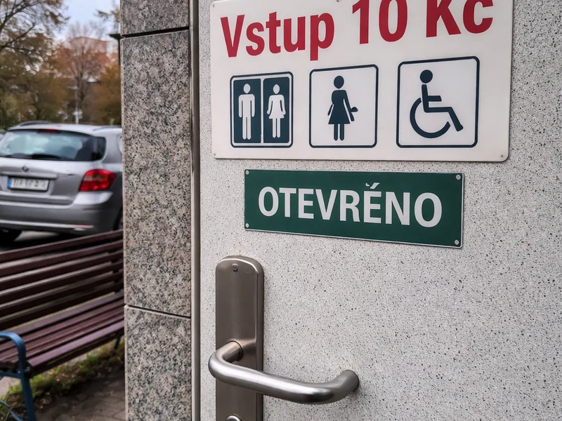 Toaleta pro zákazníky – Bosá stezka, Obřany