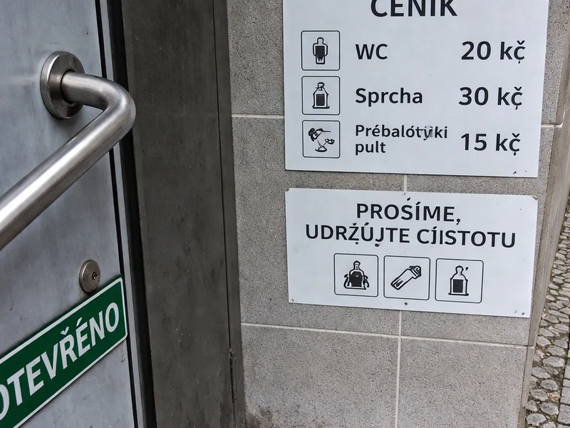 Veřejné WC – Rakovecká, Brno-Bystrc (u místa Kozí horka)