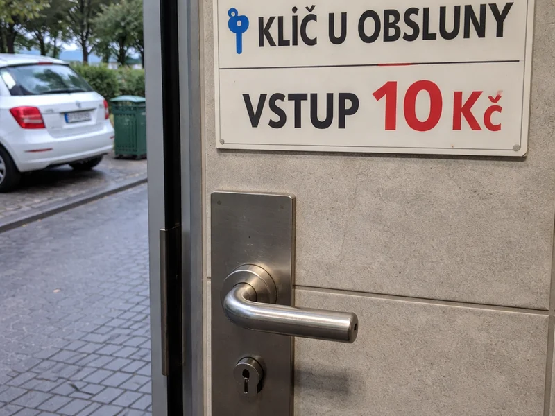 Veřejné WC – Veslařská, Brno-Komín